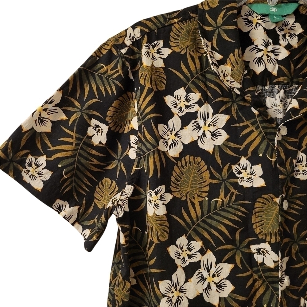 Dip 100% Cotton Tropical Floral Hawaiian Shirt - Picture 8 of 10